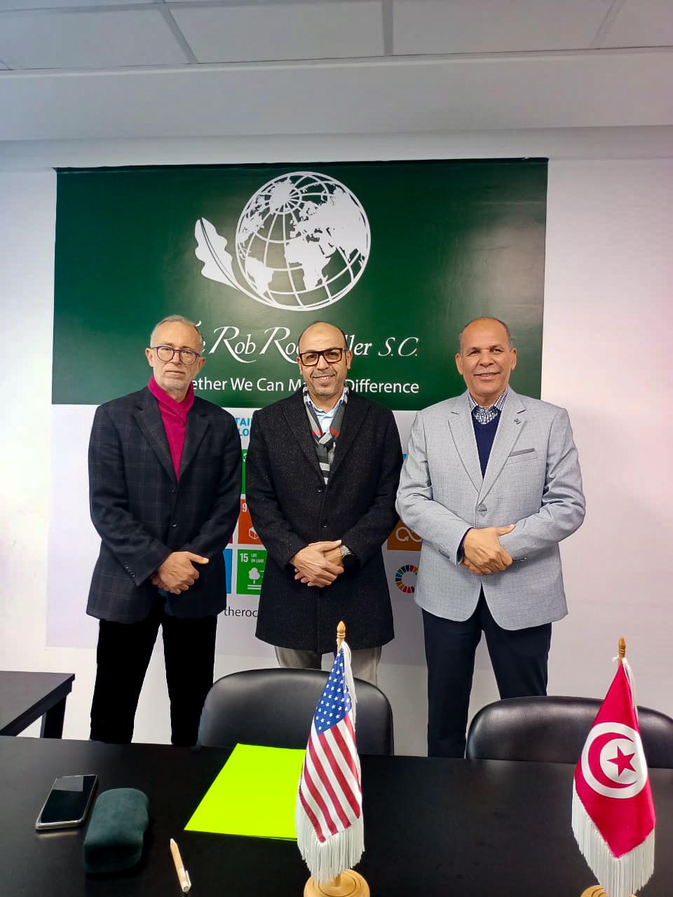 Meeting at the Tunisia branch