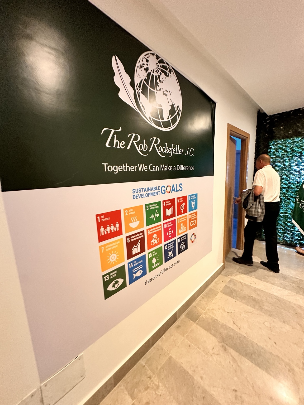 The Tunisia office entrance