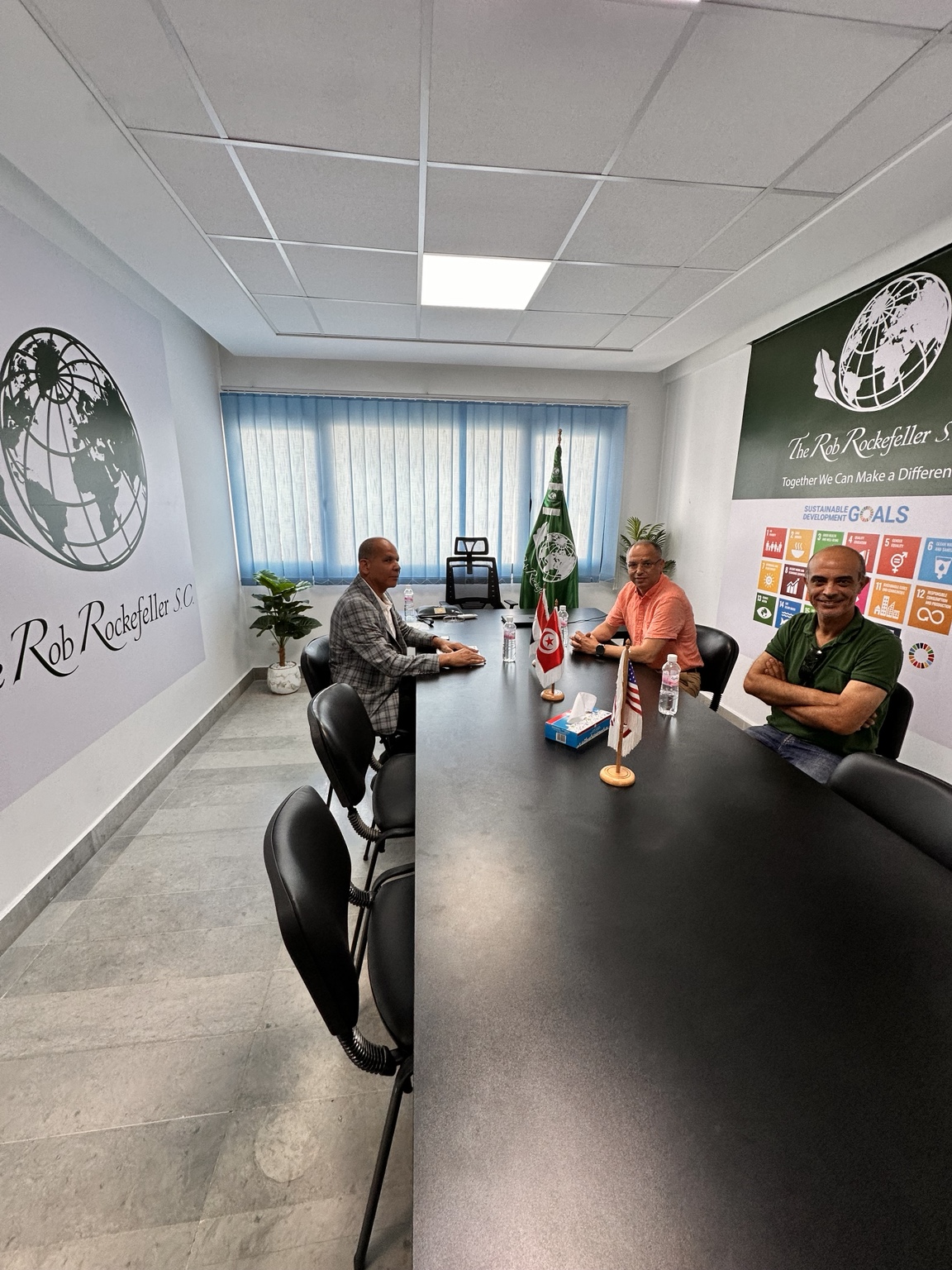 Meeting at the Tunisia office