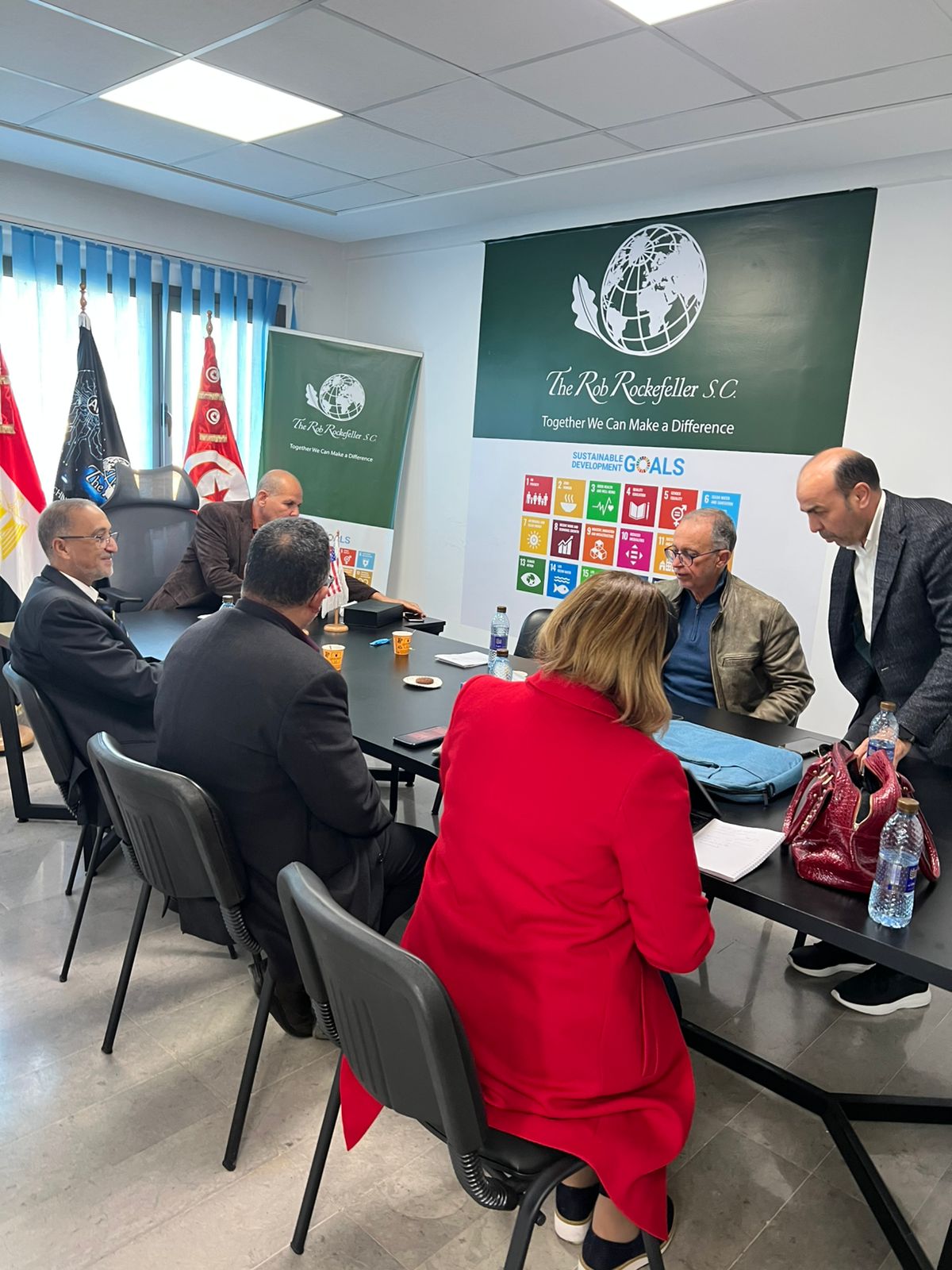 Working session in Tunis
