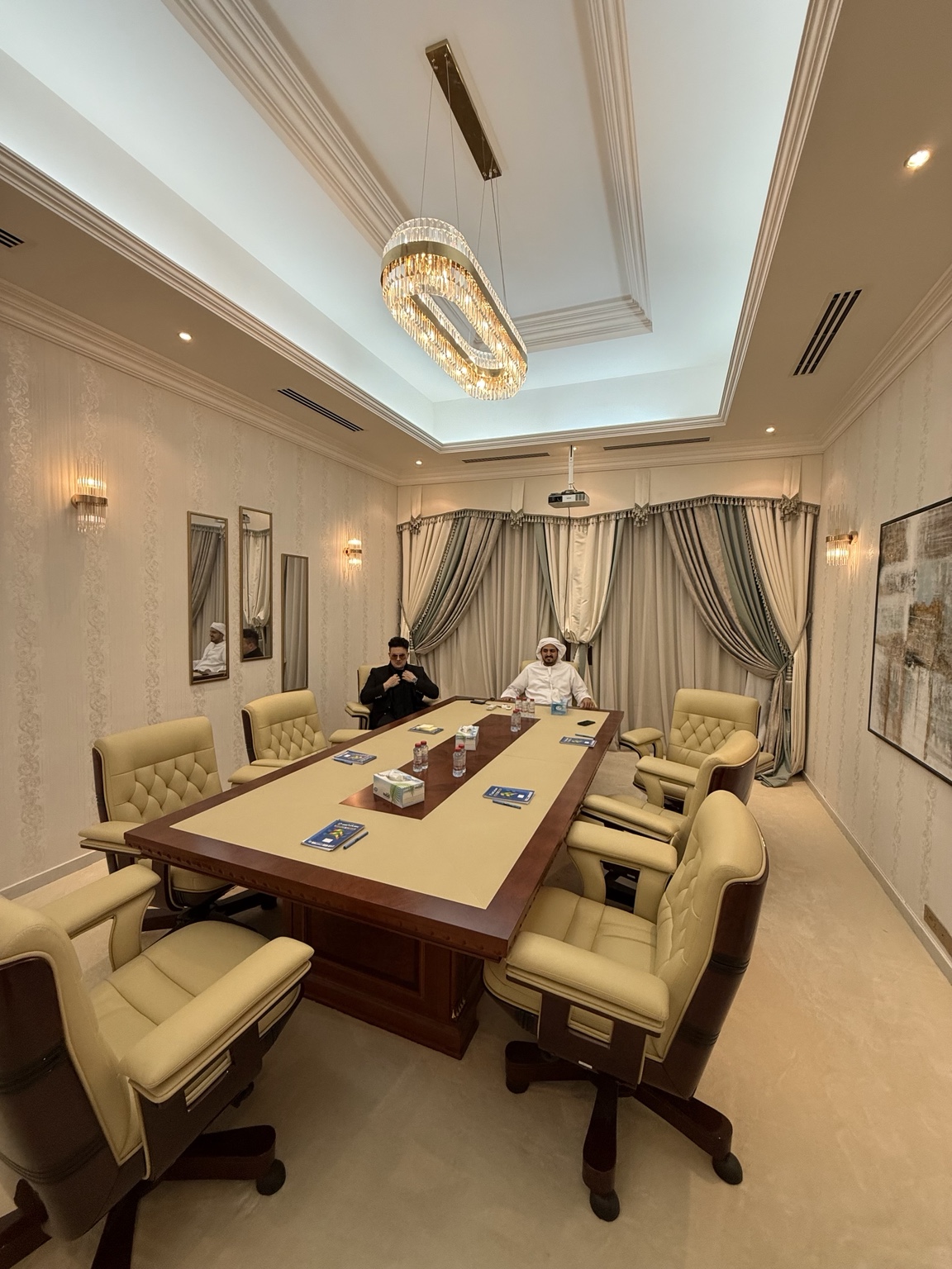 Meeting in the UAE conference room