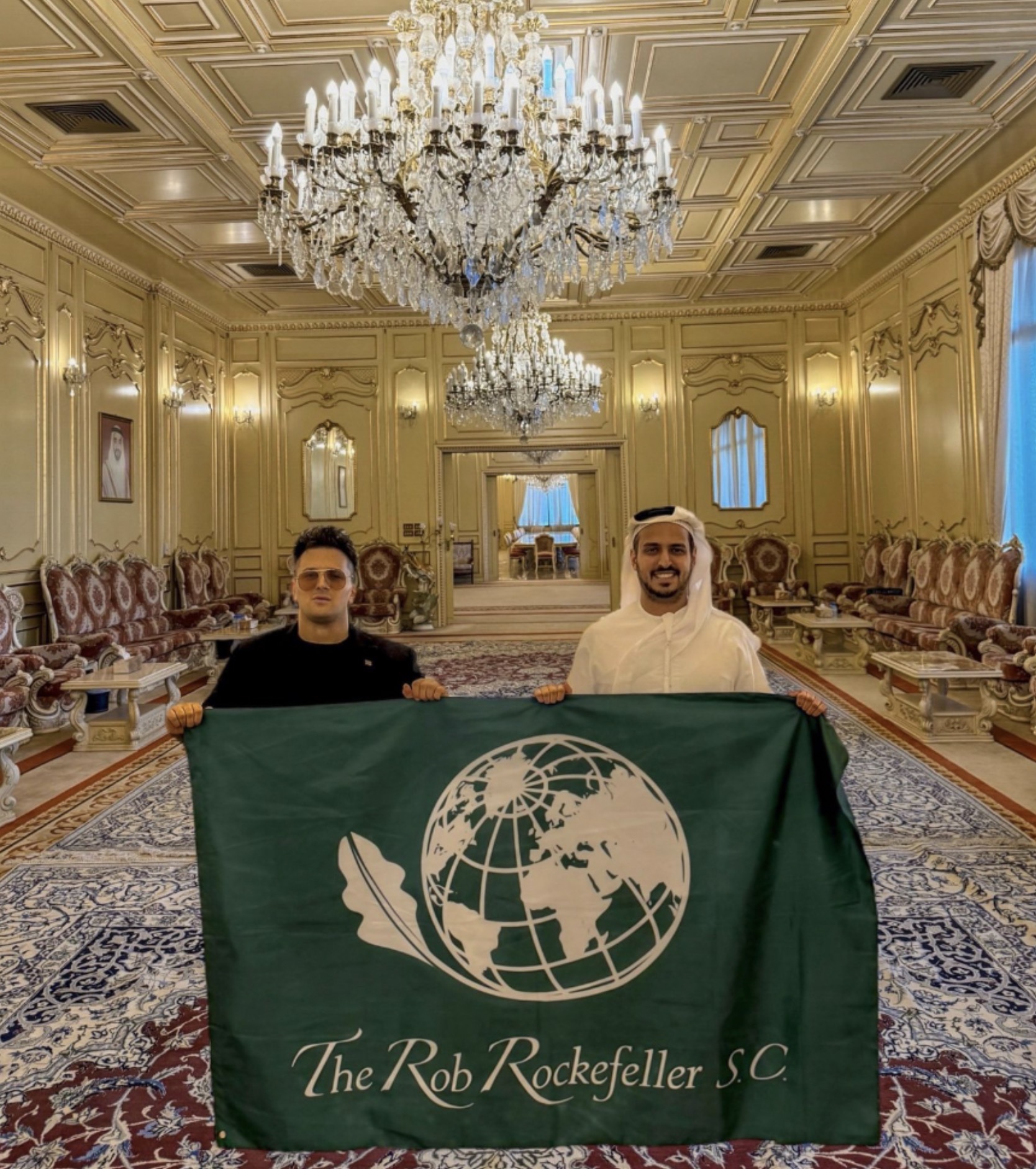 RRSC flag presentation