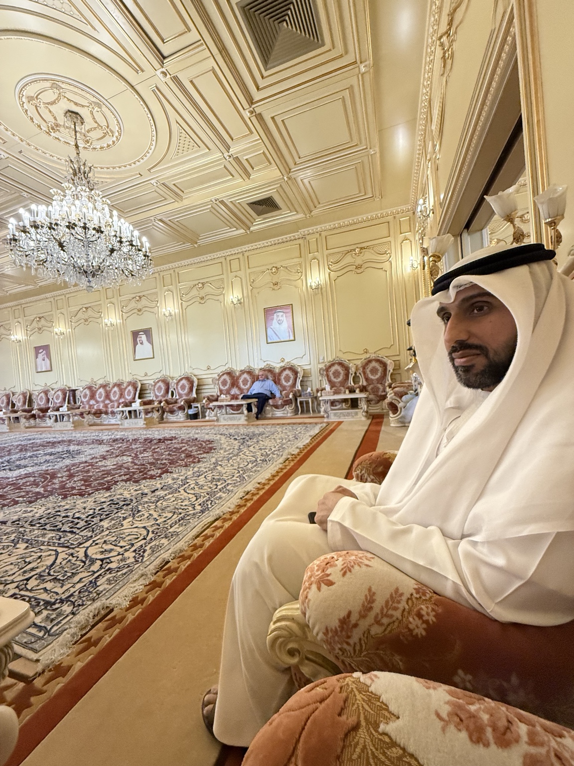Visit to the UAE reception hall