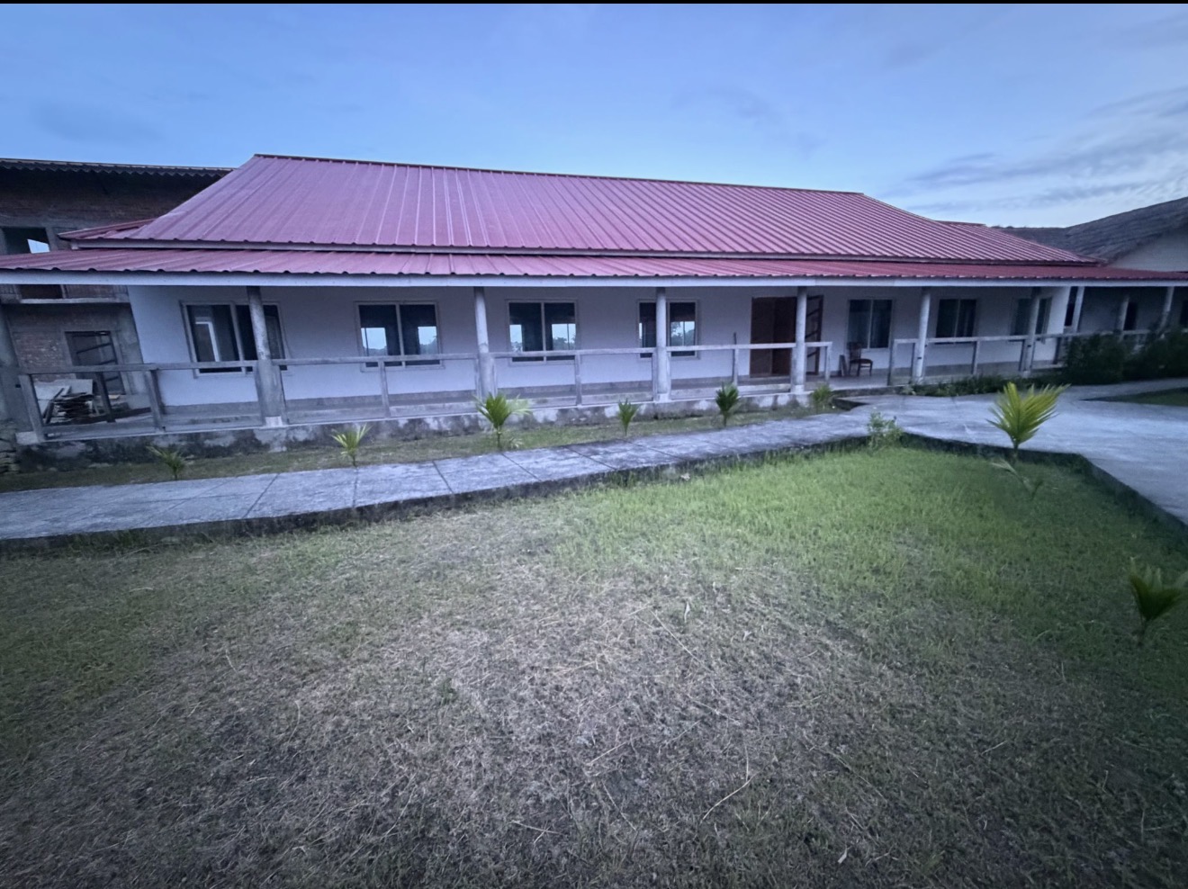 Courtyard and veranda — Ratuwamai, Koshi Province, Nepal