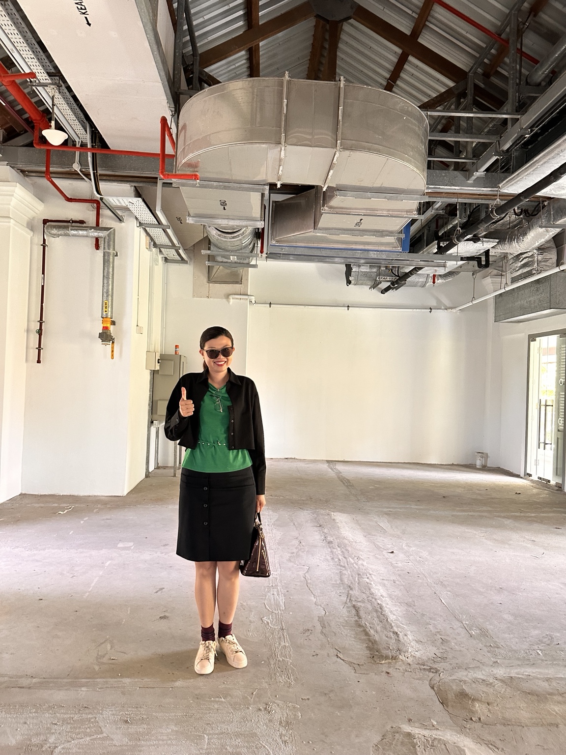 Visit to an unfinished interior in Singapore