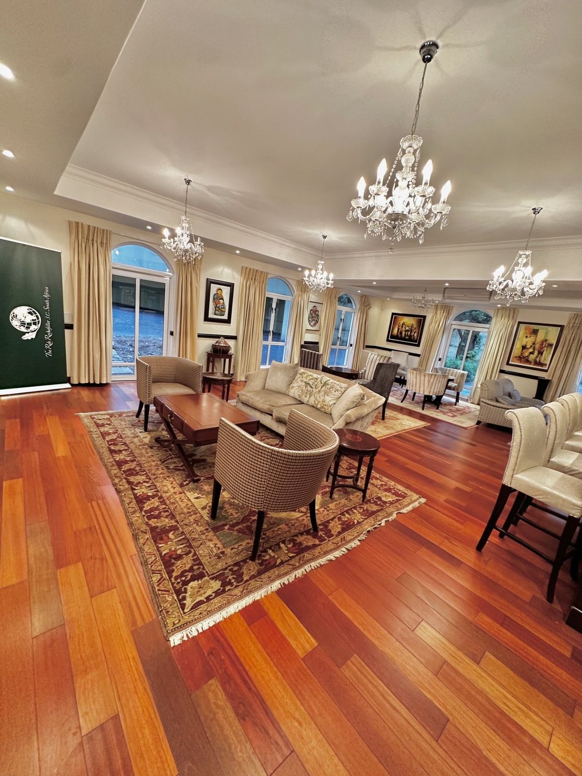 Lounge and reception spaces