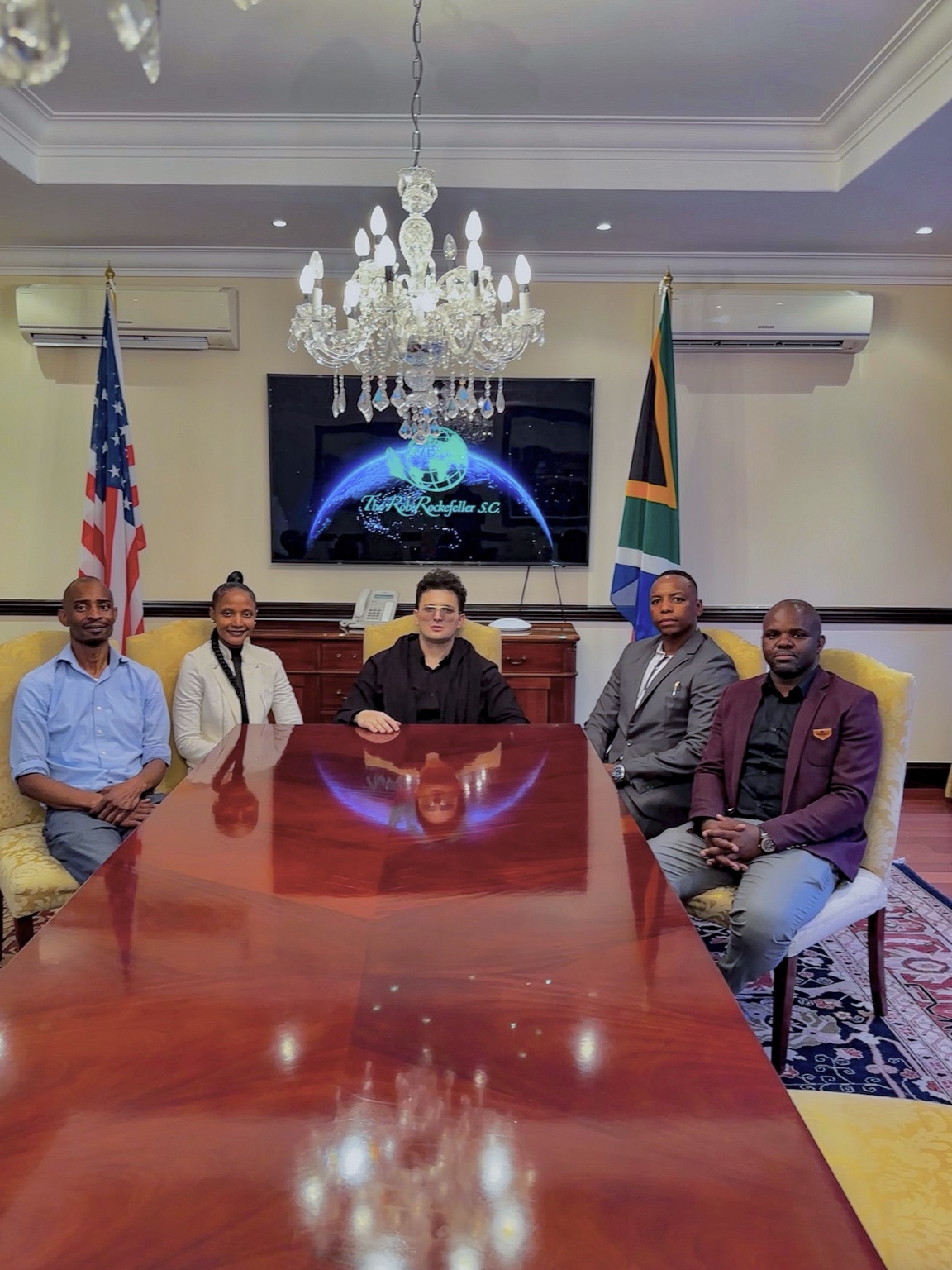South Africa team meeting
