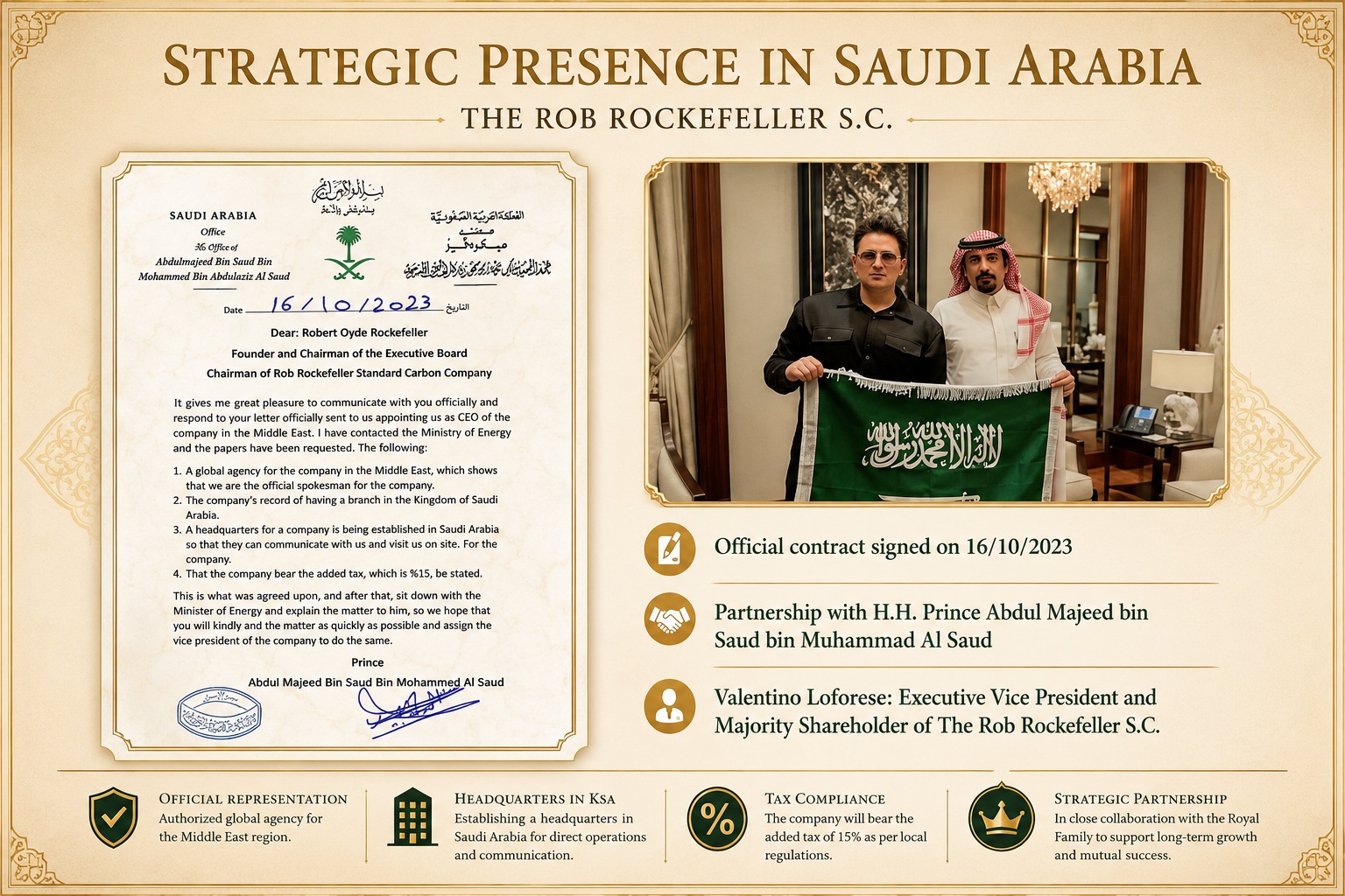 User-supplied documentary page about the RRSC Saudi Arabia strategic presence