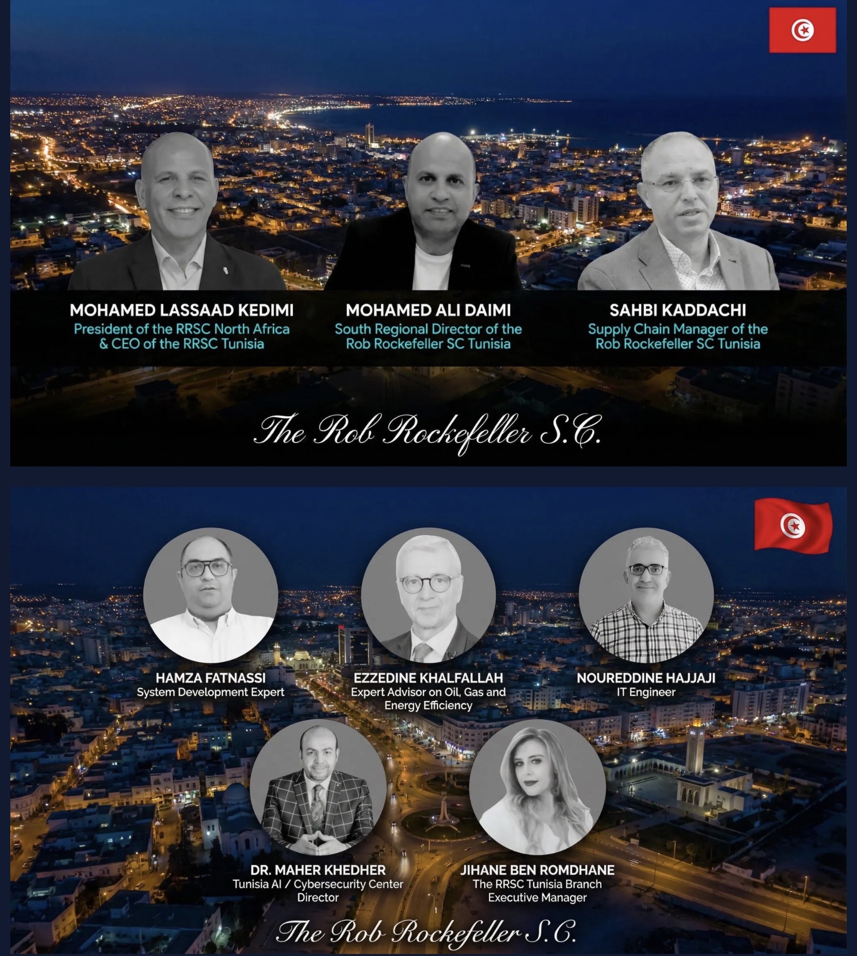 Tunisia — complete Branch organisation and team