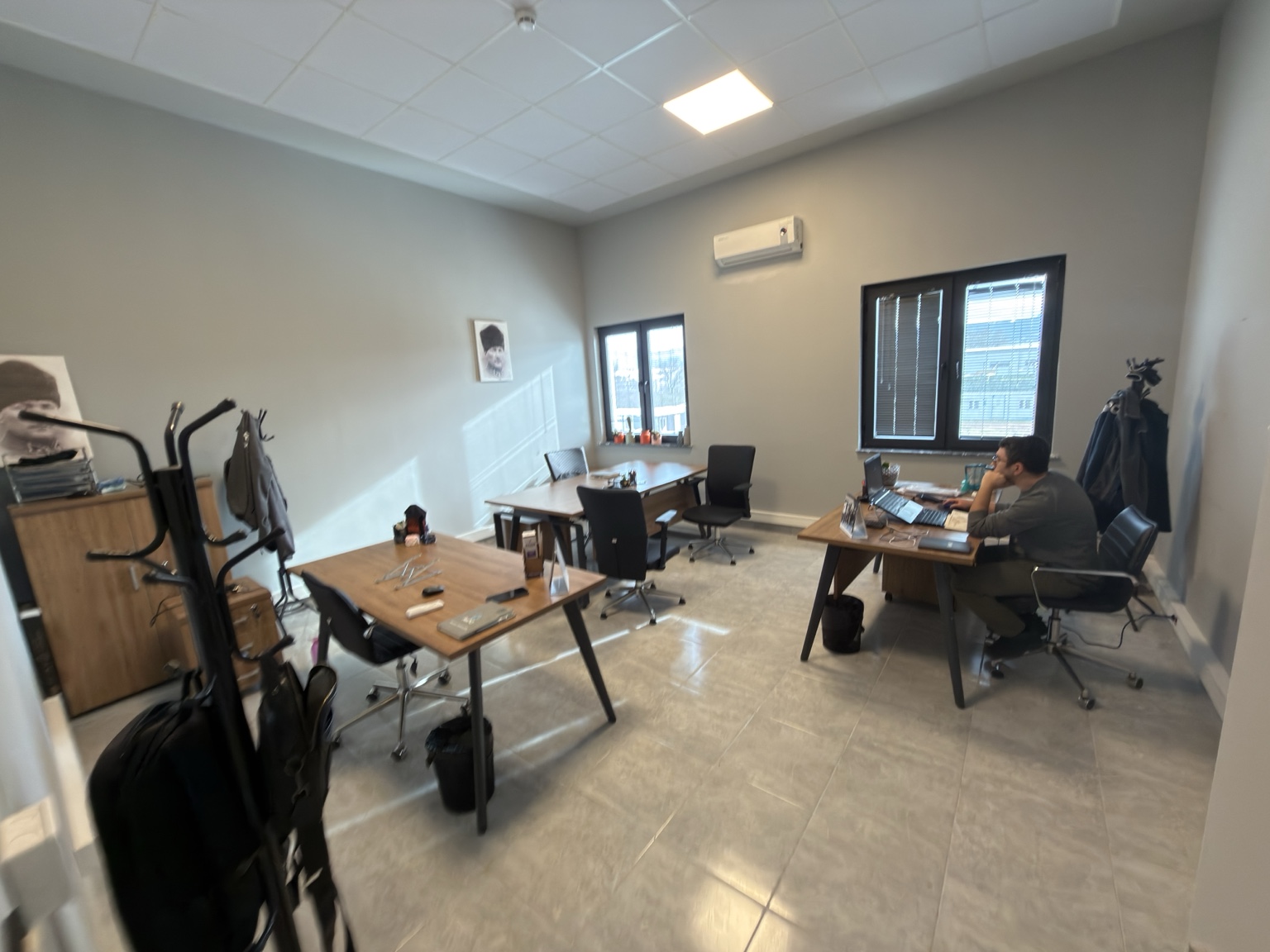 Bursa — office work area