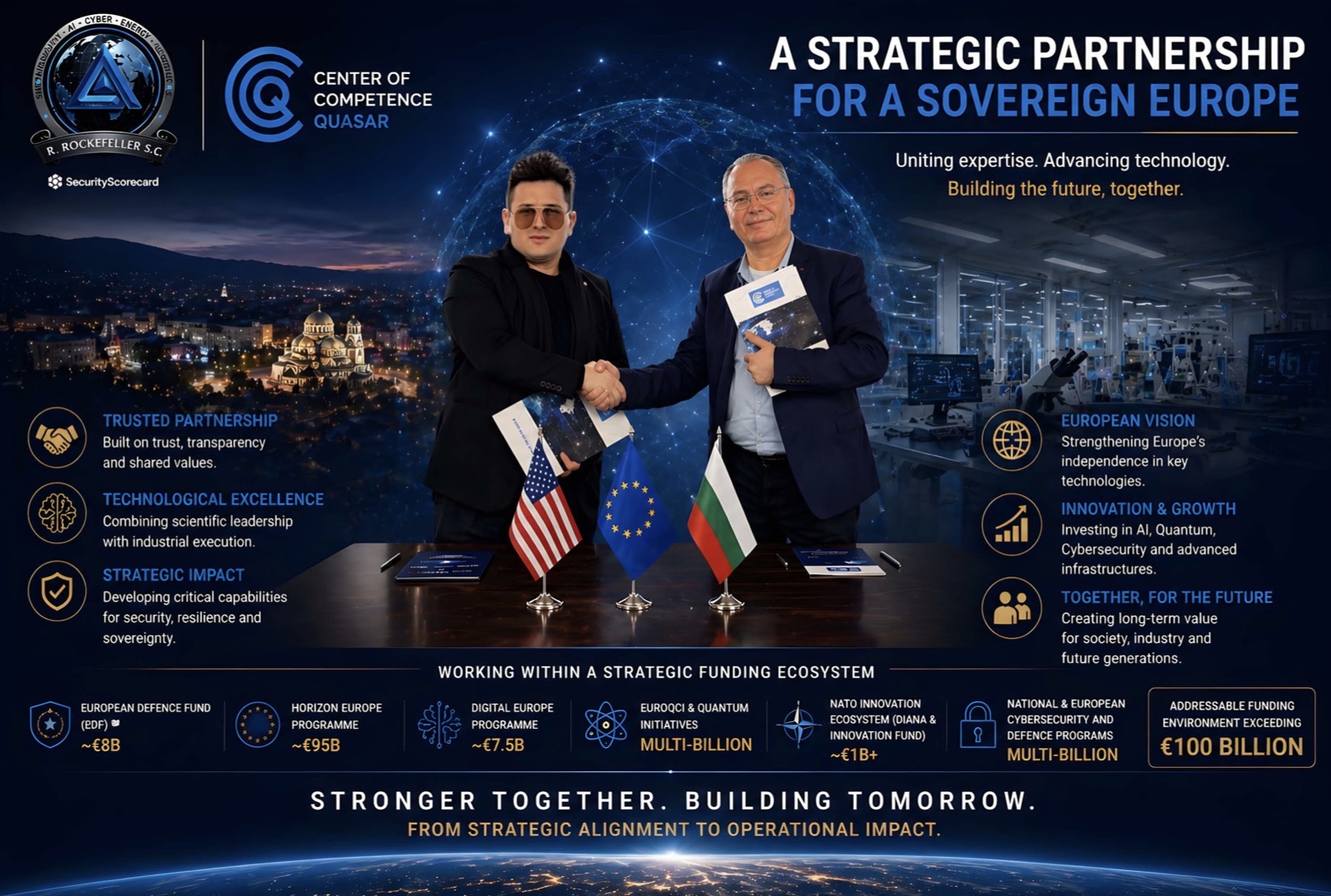 R. Rockefeller S.C. and QUASAR in the wider European research funding ecosystem