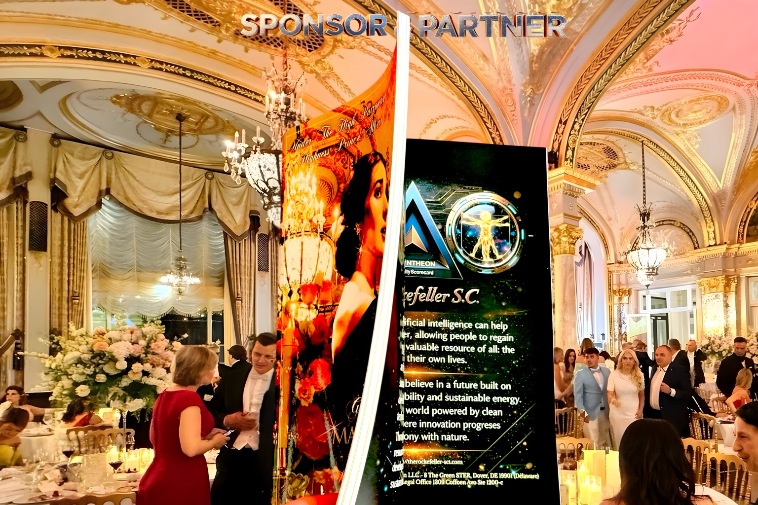 Original Sponsor and Partner composition showing the Maria Callas programme cover and RRSC branding